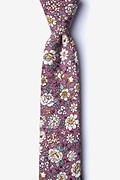 Brook Dusty Rose Skinny Tie Photo (0)