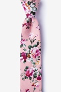 Nottingham Dusty Rose Skinny Tie Photo (0)