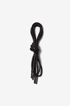 Ebony Black Shoelaces