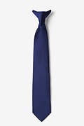 Eclipse Blue Clip-on Tie For Boys Photo (0)