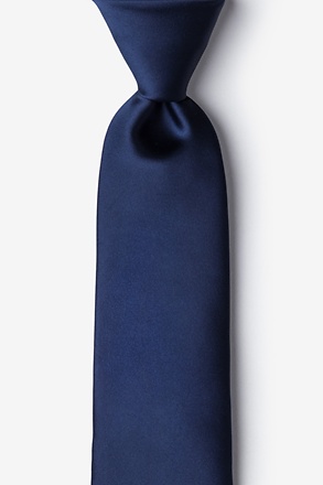 _Eclipse Blue Extra Long Tie_