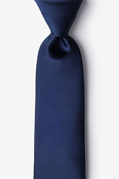 Eclipse Blue Microfiber Eclipse Blue Extra Long Tie