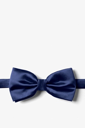 _Eclipse Blue Pre-Tied Bow Tie_