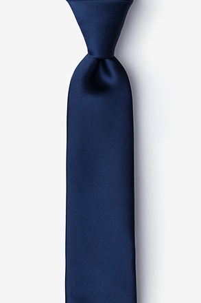 Eclipse Blue Skinny Tie