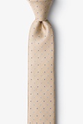 Gough Ecru Skinny Tie Photo (0)