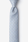 Madagascar Ecru Skinny Tie Photo (0)