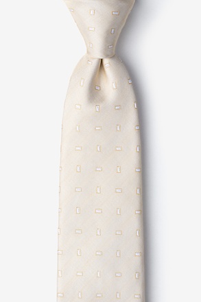 Nelson Ecru Extra Long Tie