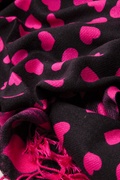Fuchsia Hearts Pashmina Scarf Photo (0)