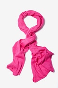 Fuchsia Heathered Scarf Photo (2)