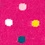 Fuchsia Carded Cotton Santa Ana Polka Dot Sock