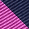 Fuchsia Microfiber Fuchsia & Navy Stripe