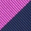 Fuchsia Microfiber Fuchsia & Navy Stripe Self-Tie Bow Tie