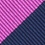 Fuchsia Microfiber Fuchsia & Navy Stripe Self-Tie Bow Tie
