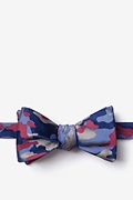 Woodland Camo Fuchsia Self-Tie Bow Tie Photo (0)