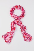 Fuchsia Candy Hearts Scarf Photo (0)