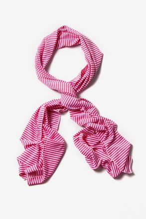 _Candy Stripe Fuchsia Scarf_