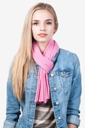 Fuchsia Candy Stripe Scarf Photo (4)