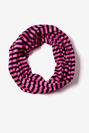 _Carnival Stripe Fuchsia Infinity Scarf_