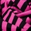 Fuchsia Polyester Carnival Stripe Fuchsia Infinity Scarf