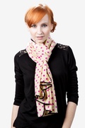 Fuchsia Itsy Bitsy Teenie Weenie Scarf Photo (1)