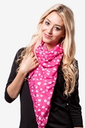 Fuchsia Love is in the Air Scarf Photo (4)