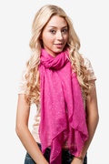 Fuchsia Marilyn Sparkle Scarf Photo (2)