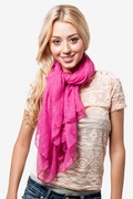 Fuchsia Marilyn Sparkle Scarf Photo (4)