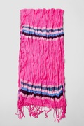 Fuchsia Ribbon Stripe Scarf Photo (4)