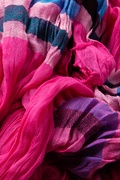 Fuchsia Ribbon Stripe Scarf Photo (2)
