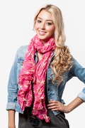 Starfish Fuchsia Scarf Photo (2)