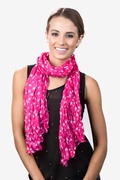 Fuchsia Starstruck Scarf Photo (1)