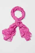 Velvet Stars Fuchsia Scarf Photo (1)