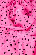 Fuchsia Velvet Stars Scarf Photo (0)