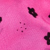 Fuchsia Velvet Stars Scarf