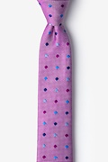 Canary Fuchsia Skinny Tie Photo (0)