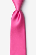 Fuchsia Extra Long Tie Photo (0)