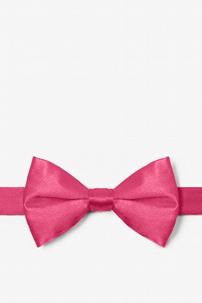 Fuchsia Pre-Tied Bow Tie