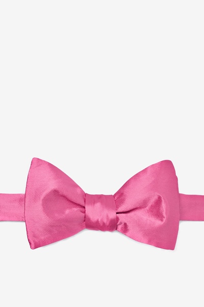 Fuchsia Silk Self Tie Bow Tie | Ties.com
