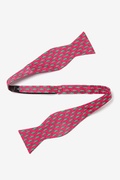 Mini Alligators Fuchsia Self-Tie Bow Tie Photo (1)