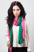 Fuchsia Ariel Scarf Photo (4)