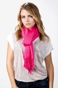 Fuchsia Pashmina Scarf Photo (1)