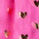 Fuchsia Viscose Golden Hearts Scarf