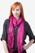 Fuchsia Rainbow Sparkle Scarf Photo (1)