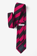 Fuchsia and Black Rotterdam Stripe Tie Photo (2)