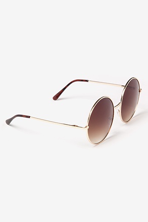 _Penny Gold Amber Sunglasses_