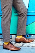 Dapper Dots Gold Medium-Large Sock Photo (2)