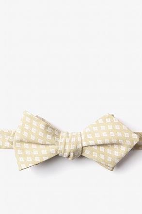 Poway Gold Diamond Tip Bow Tie