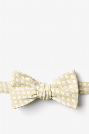 Poway Gold Self-Tie Bow Tie