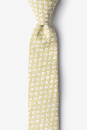 Poway Gold Skinny Tie