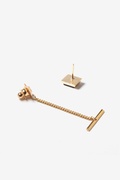 Square with Genuine Onyx Gold Tie Tack Photo (1)